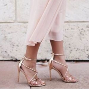 Steve Madden Satya strappy silver metallic heels (9)